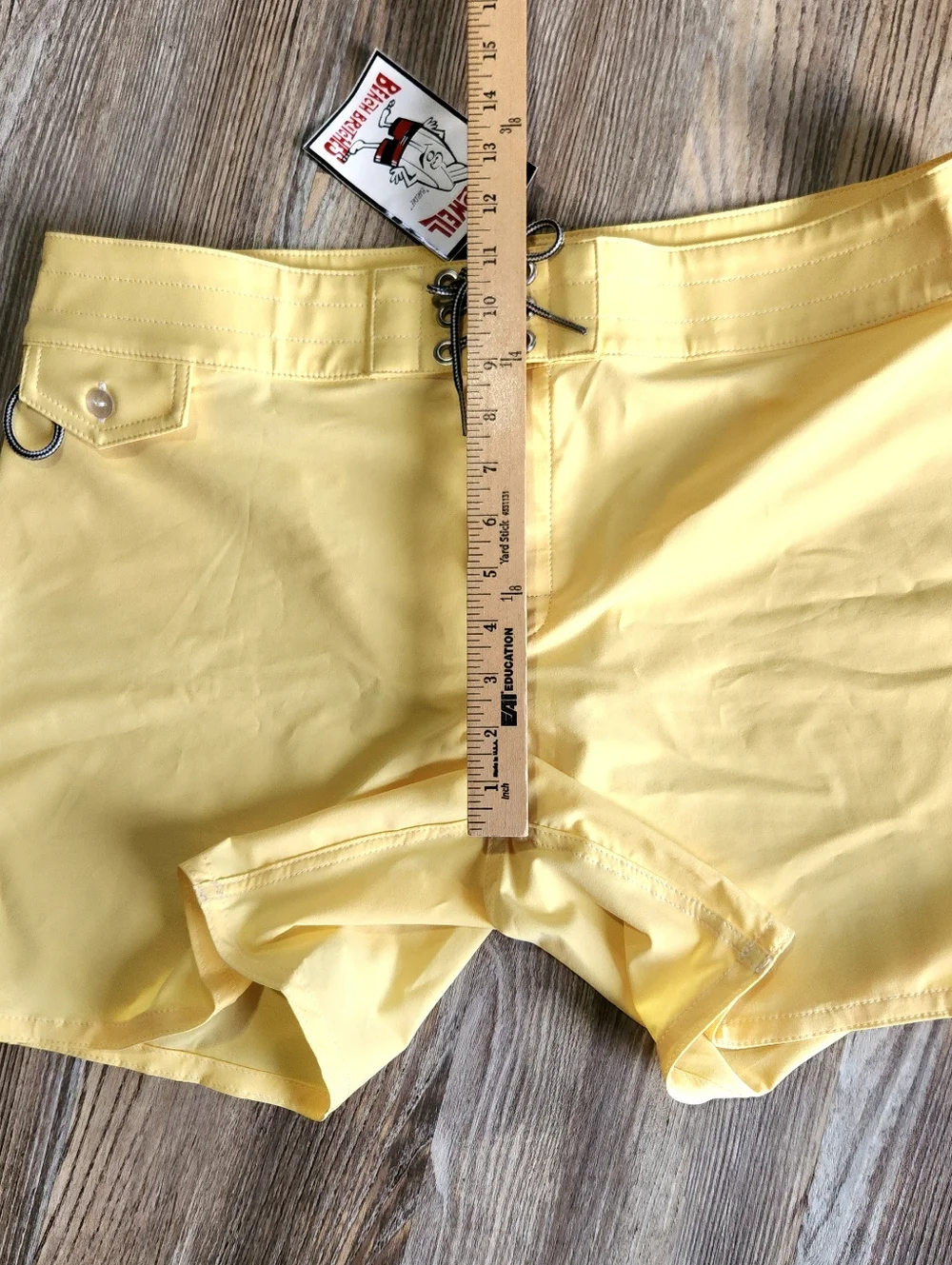 Birdwell Yellow Athletic Women's Shorts